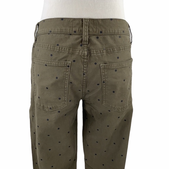 Current/Elliott The Easy Stiletto Olive Polka Dot Skinny Jeans - Picture 11 of 16